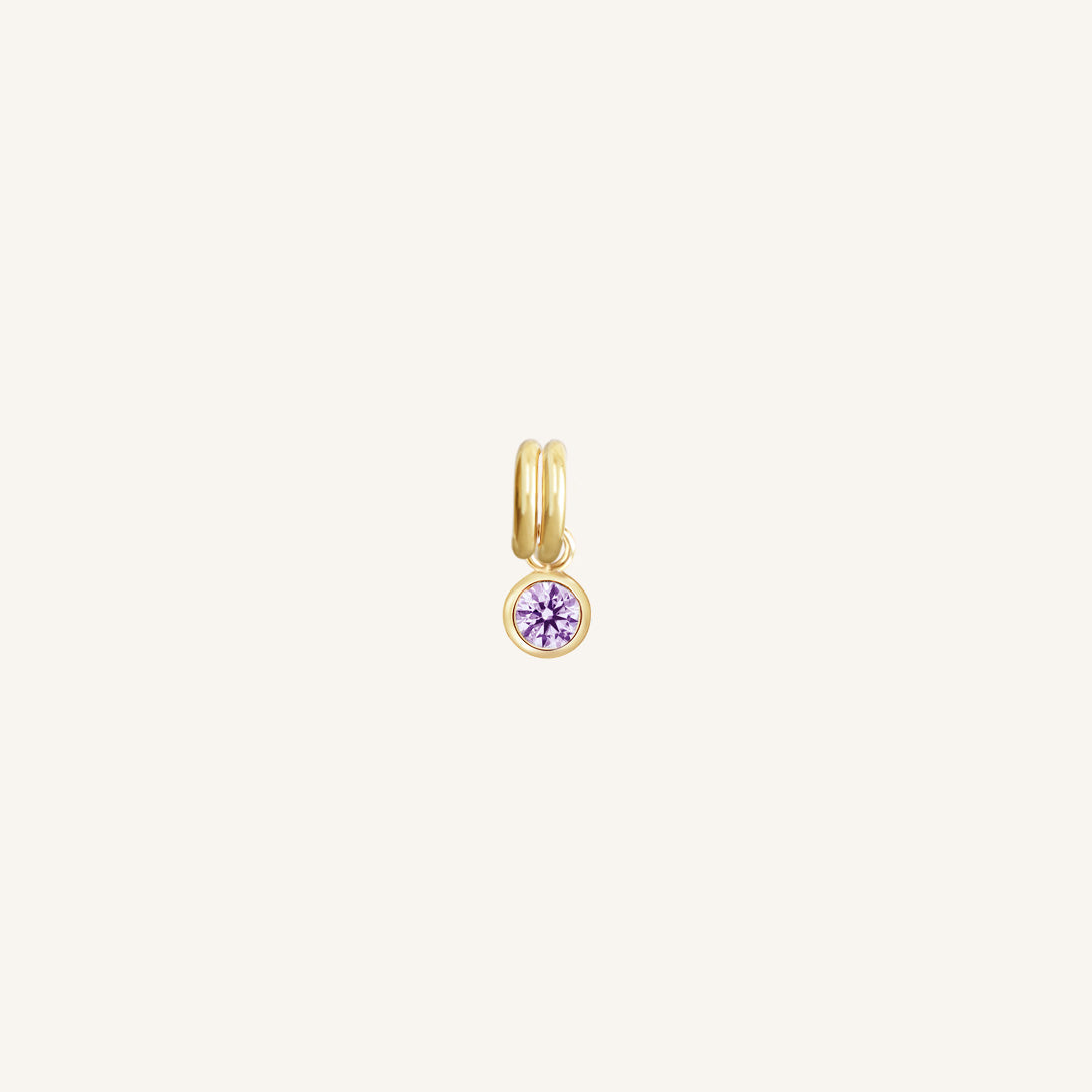 Aura Birthstone Charms - Genuine Gemstone Jewelry for Necklaces & Bracelets - Perfect Gift for Birthday, Anniversary & Special Occasions