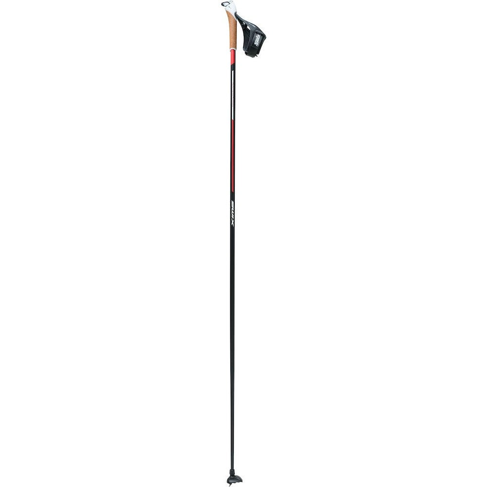 Swix Quantum Four Ski Poles - Lightweight Carbon Fiber Adjustable Poles for Alpine & Cross-Country Skiing - Perfect for Downhill Racing & Backcountry Touring