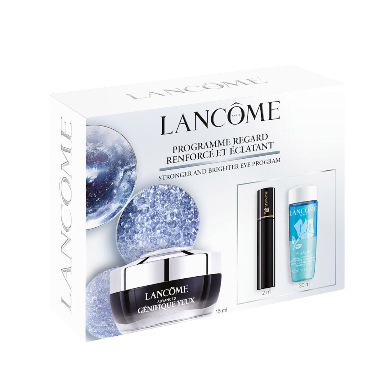 Advanced Génifique Eye Cream Set - Anti-Aging & Hydrating Eye Treatment for Dark Circles & Puffiness | Perfect for Night Routine & Travel Skincare