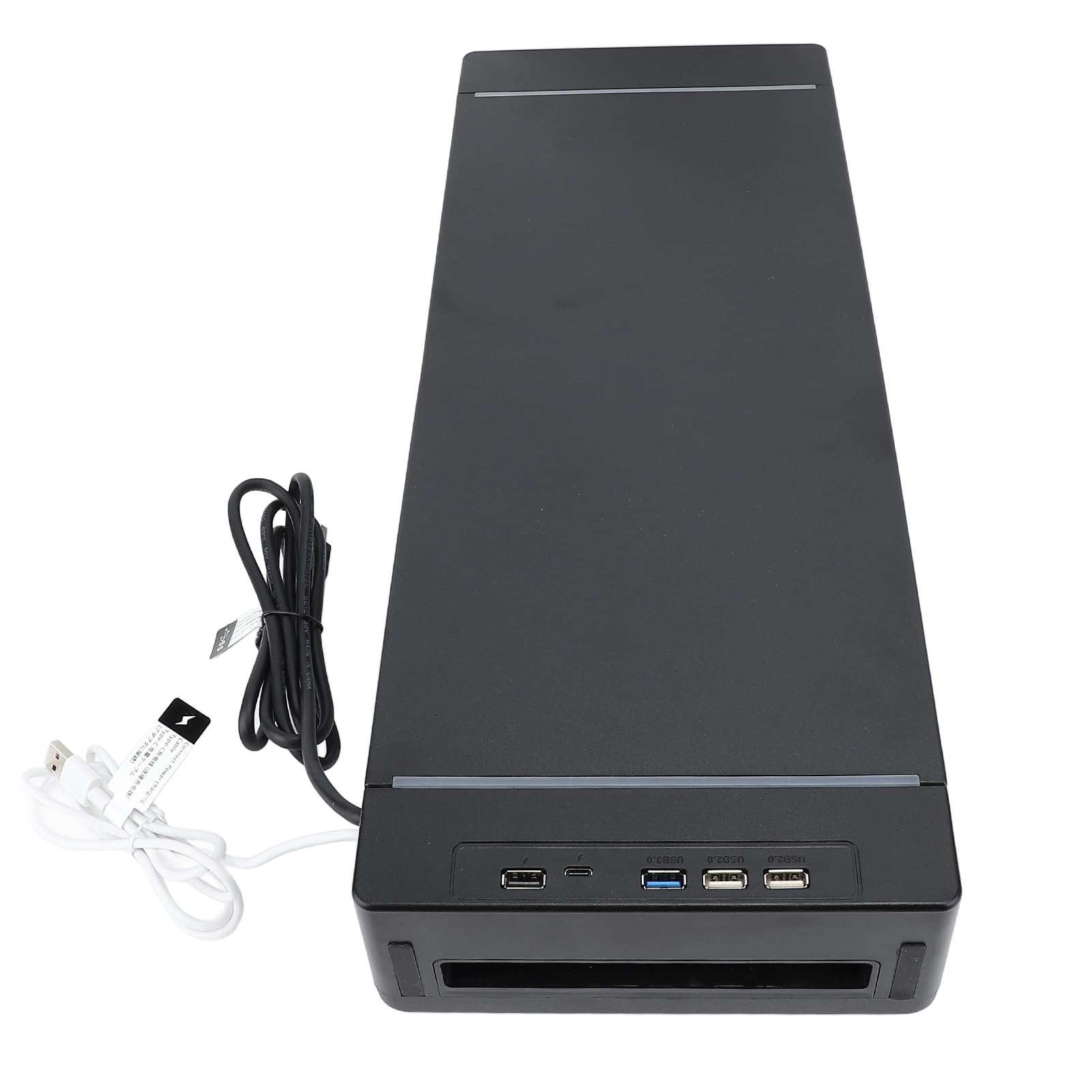 Shipenophy Computer Stand Riser with USB 3.0 Fast Charging & RGB Lighting - Ergonomic Monitor Stand with Storage Drawer for Office & Home Workspace - Perfect for Laptops, Tablets & Phone Charging