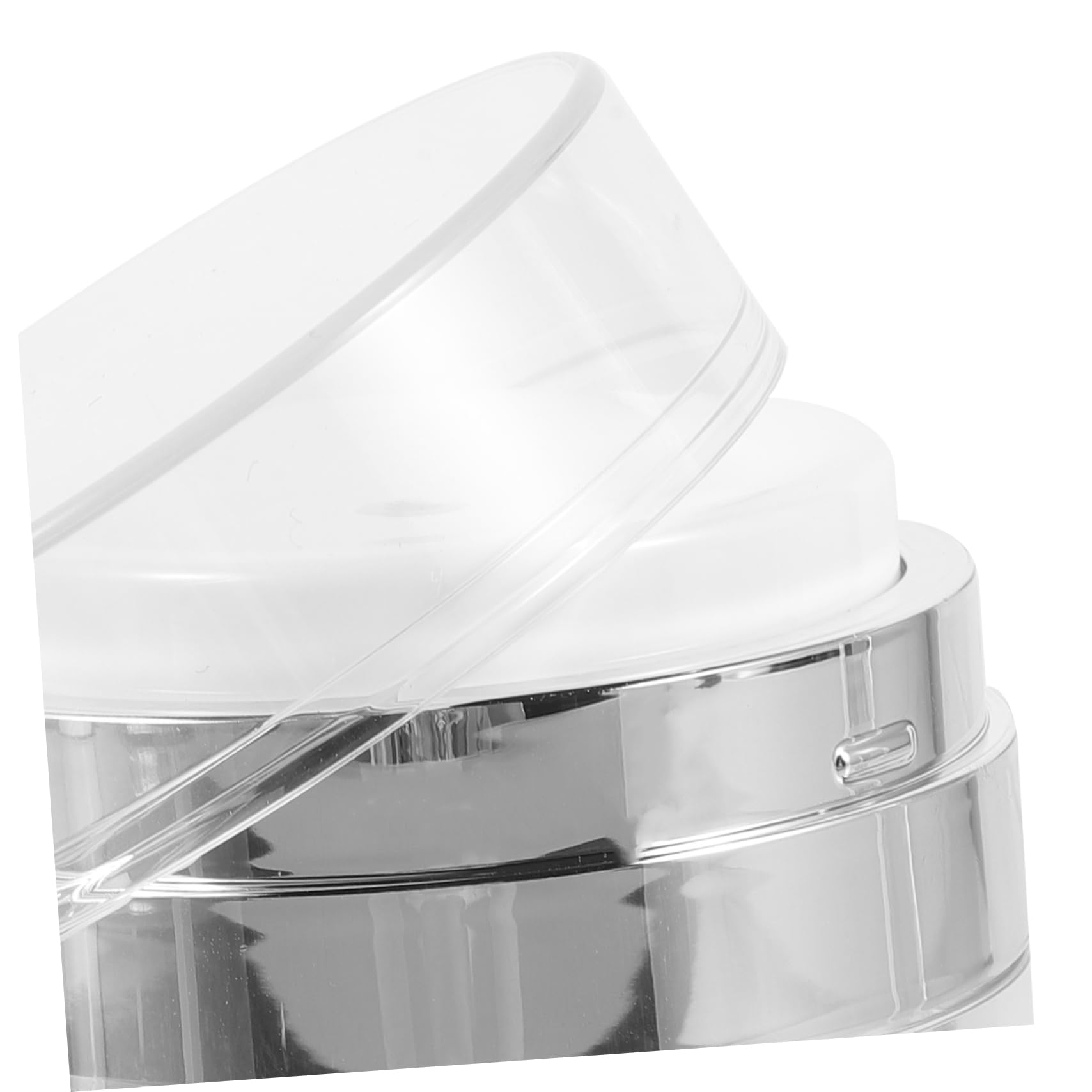 Minkissy 2-Pack 50ML Refillable Airless Pump Bottles - Vacuum Press Face Cream Jars for Lotion, Foundation & Cosmetics | Travel-Friendly Leak-Proof Makeup Containers | Perfect for Skincare, Makeup Storage & Travel Essentials