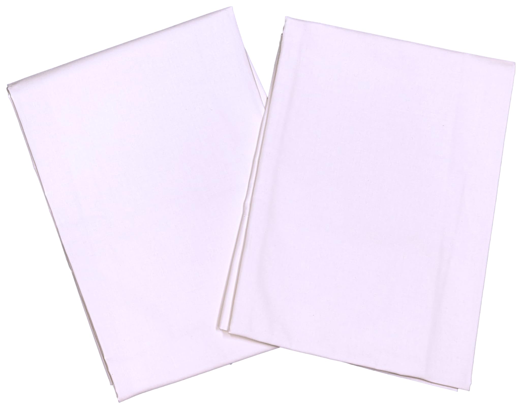 12 Pack Embrace 100% Supima Cotton 21x42 Inch Pillowcases - Ultra Soft Luxury White Bedding for Hotel & Home Use