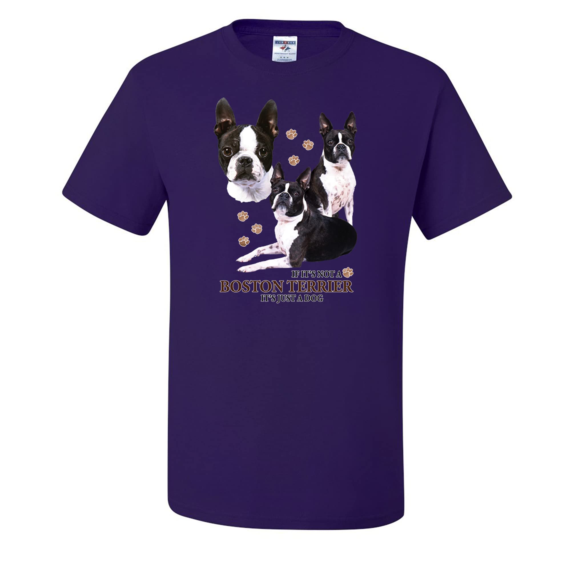 Boston Terrier Graphic Men's T-Shirt - Funny Dog Lover Gift for Pet Owners | Perfect for Casual Wear, Dog Parks & Gifts for Boston Terrier Fans