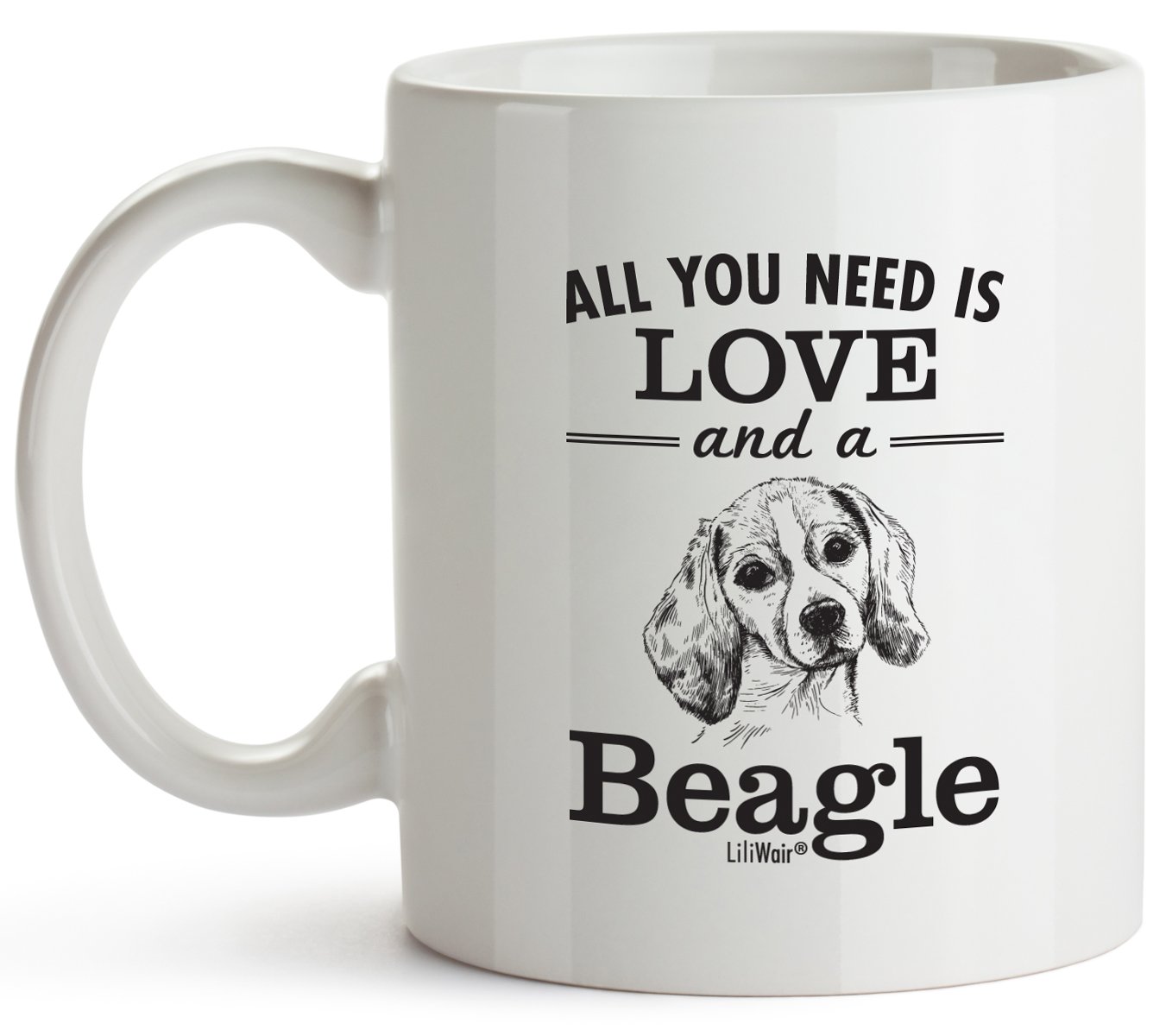 Funny Beagle Mom & Dad Coffee Mug - Best Gift for Dog Lovers, Christmas, Birthday - Cute Beagle Decor for Home & Office - Perfect for Coffee, Tea & Hot Chocolate Lovers