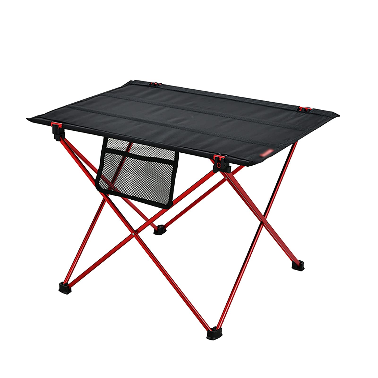 Portable Folding Camping Table - Lightweight Aluminum Alloy Frame with Oxford Cloth Top - Perfect for Outdoor Camping, Beach Picnics, Backyard BBQs & Balcony Use (75cm, Color A)