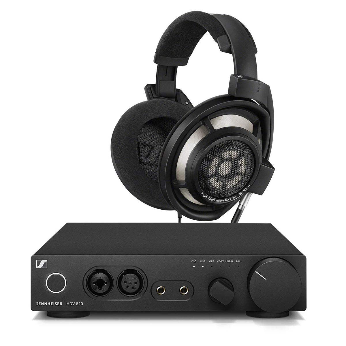 Sennheiser HD 800S Premium Audiophile Headphones & HDV 820 High-End Headphone Amplifier Bundle - Perfect for Studio Recording, Hi-Fi Listening & Professional Audio Production