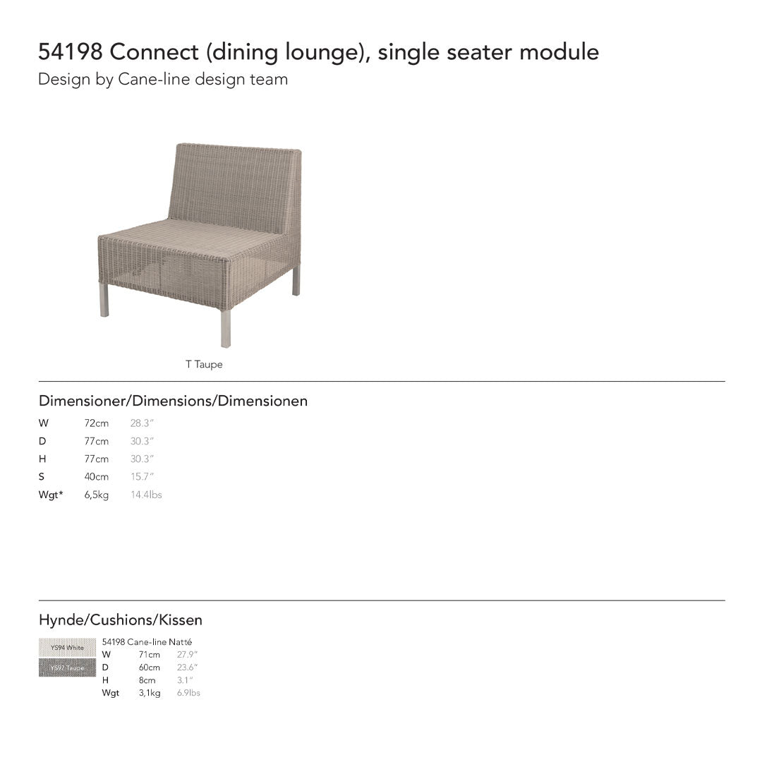 Pre-Configured Modular Sofa Set - Easy 3-Piece Sectional Couch for Living Room, Lounge & Family Room Comfort