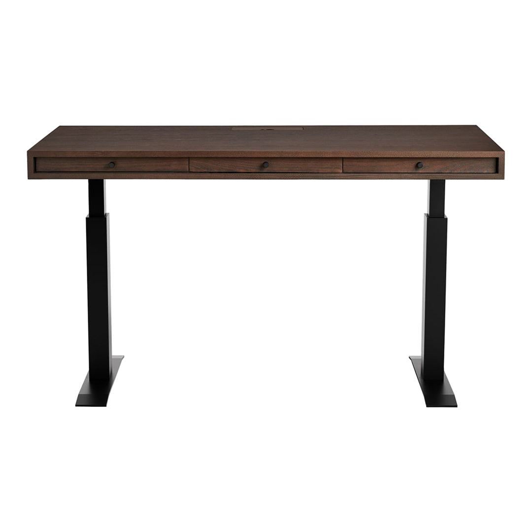 Adjustable Height JFK Home Office Desk with Sturdy Legs - Perfect for Remote Work, Study & Small Spaces