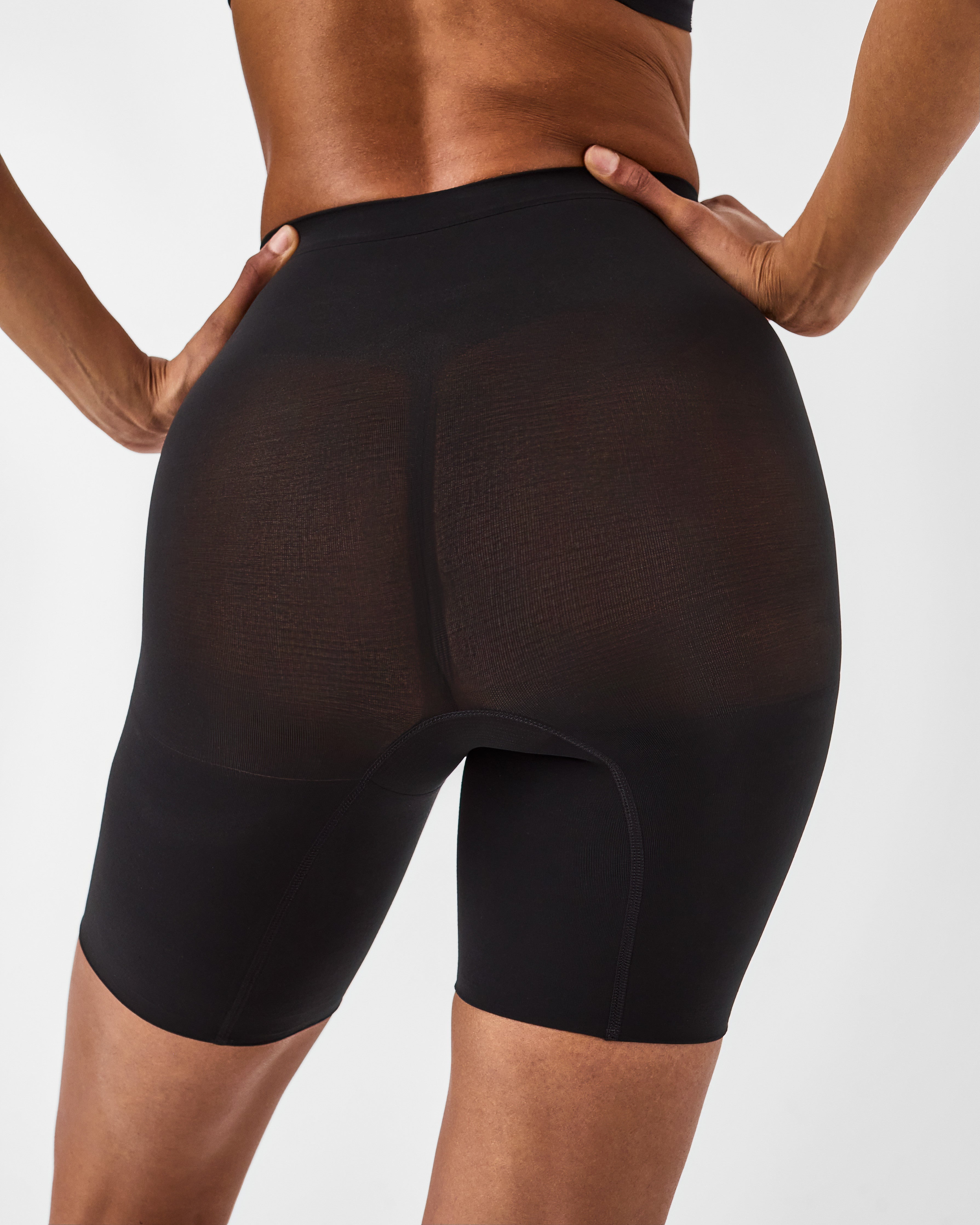 SPANX Sculpt™ Seamless Power Mid Thigh Shorts - High Waist Shaping Shorts for Women - Slimming & Comfortable Shapewear - Perfect for Workout, Yoga, and Everyday Wear