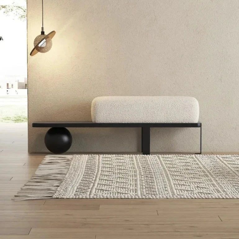 Wooden Shoe Bench with Storage - Comfortable Shoe Changing Stool for Entryway, Bedroom & Closet - Rustic Home Decor & Organizer for Shoes & Accessories