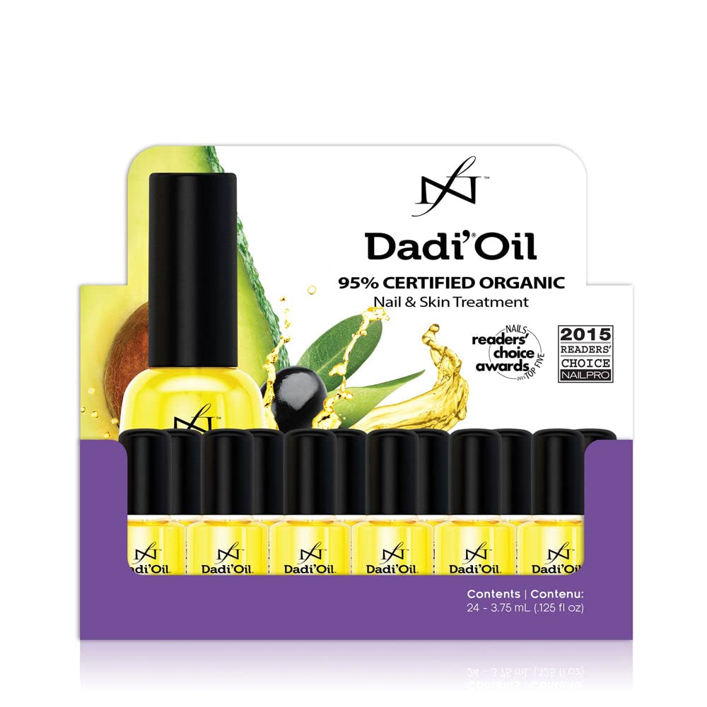 Famous Names 95% Organic Nail Treatment Oil 3.75ml - Strengthens & Nourishes Natural Nails - Perfect for At-Home Manicures & Professional Salon Use