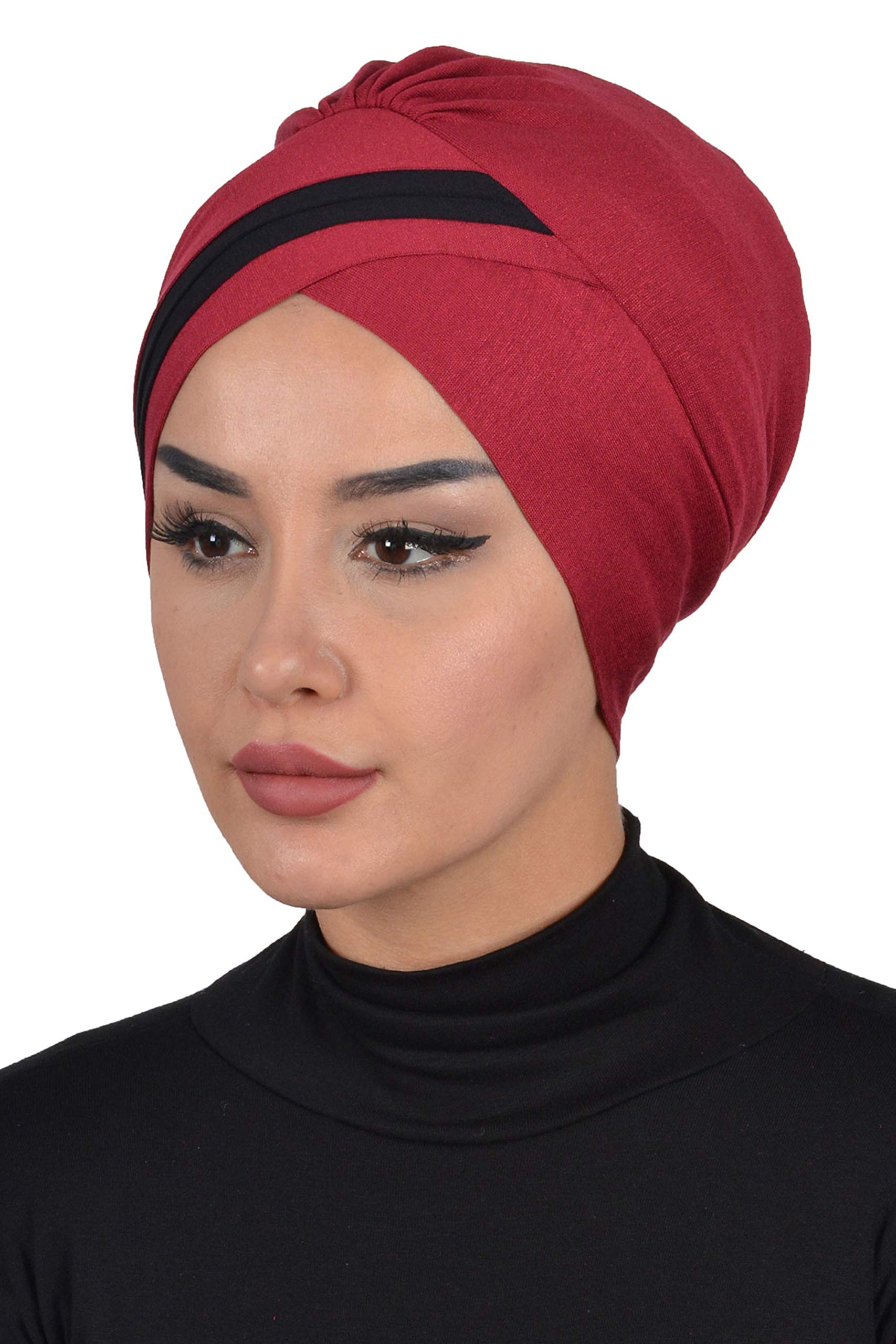 Instant Turban Head Wraps for Women - Ready to Wear Head Scarf & Hijab Undercap | Fashionable Bandanas & Hair Wraps in Two Colors | Perfect for Daily Wear, Work, and Special Occasions