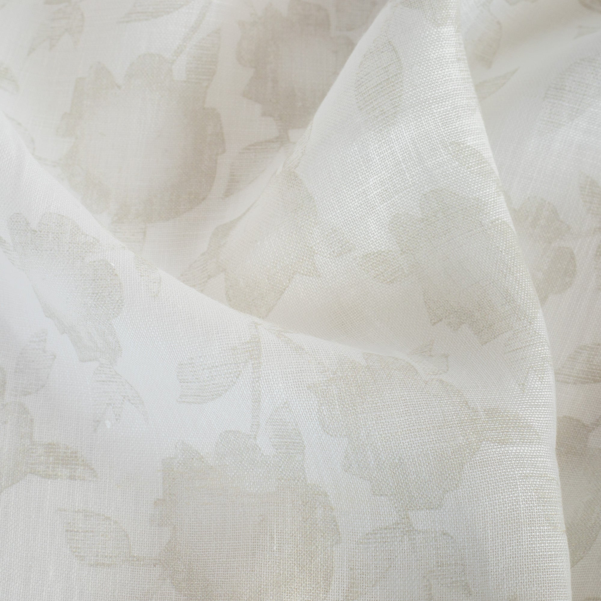 Esmee Sheer Fabric - Premium Flax Linen Material for Dresses, Curtains & Home Decor | Lightweight & Breathable Textile for DIY Sewing Projects