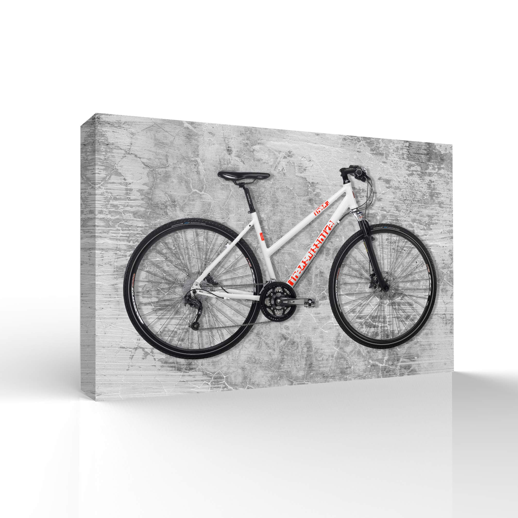 Wall26 Canvas Wall Art - Outdoor Bike Giclee Painting - 16x24 Inches - Perfect for Bedroom, Living Room, House Decoration & Home Art