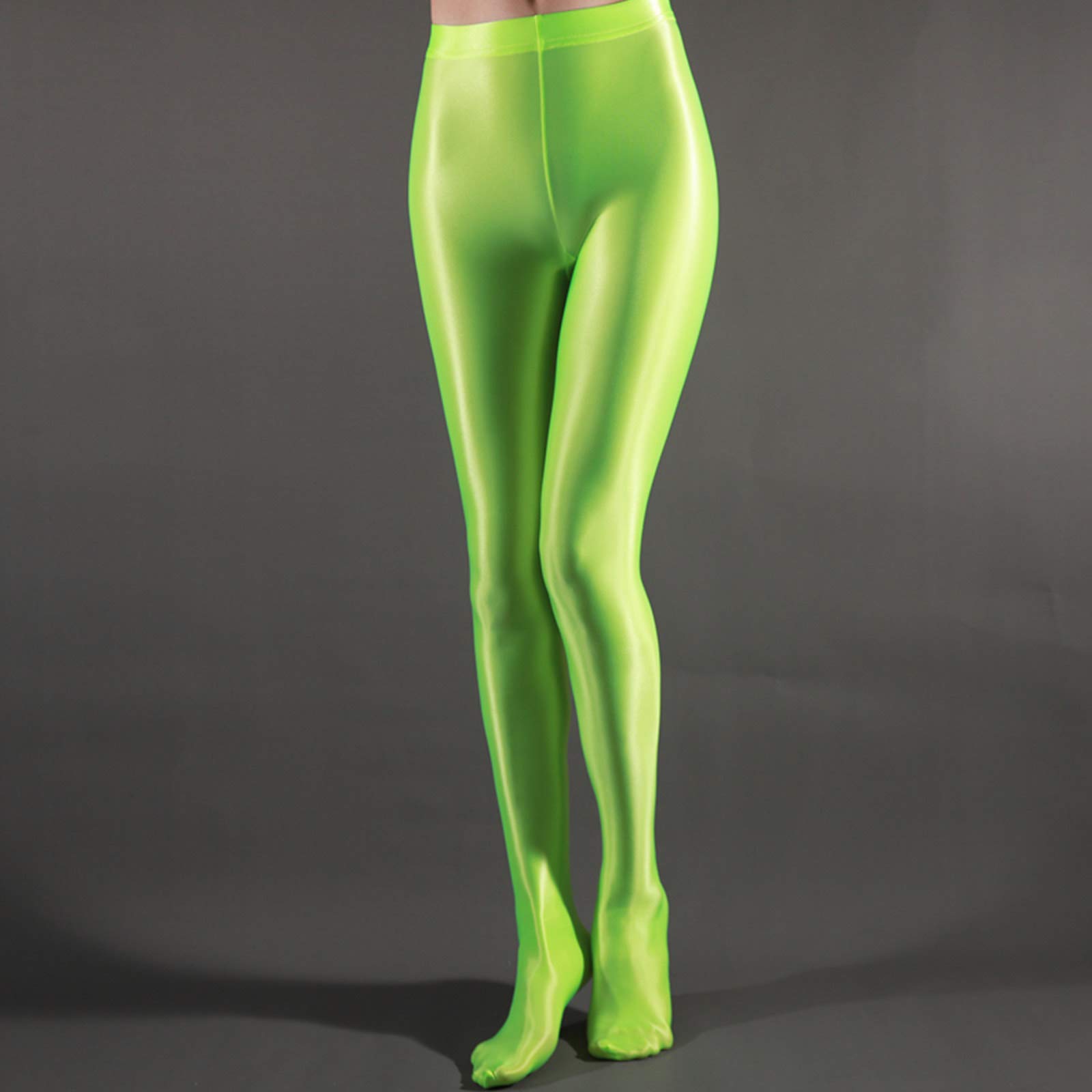 Shiny Oil Glossy Pantyhose for Women - Sheer Shimmery Hold Up Stockings & Tights - Perfect for Parties, Date Nights and Lingerie Outfits