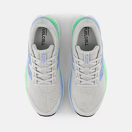 New Balance Kids Propel V5 Grey/White Running Shoes – Lightweight & Breathable for School, Sports & Daily Play