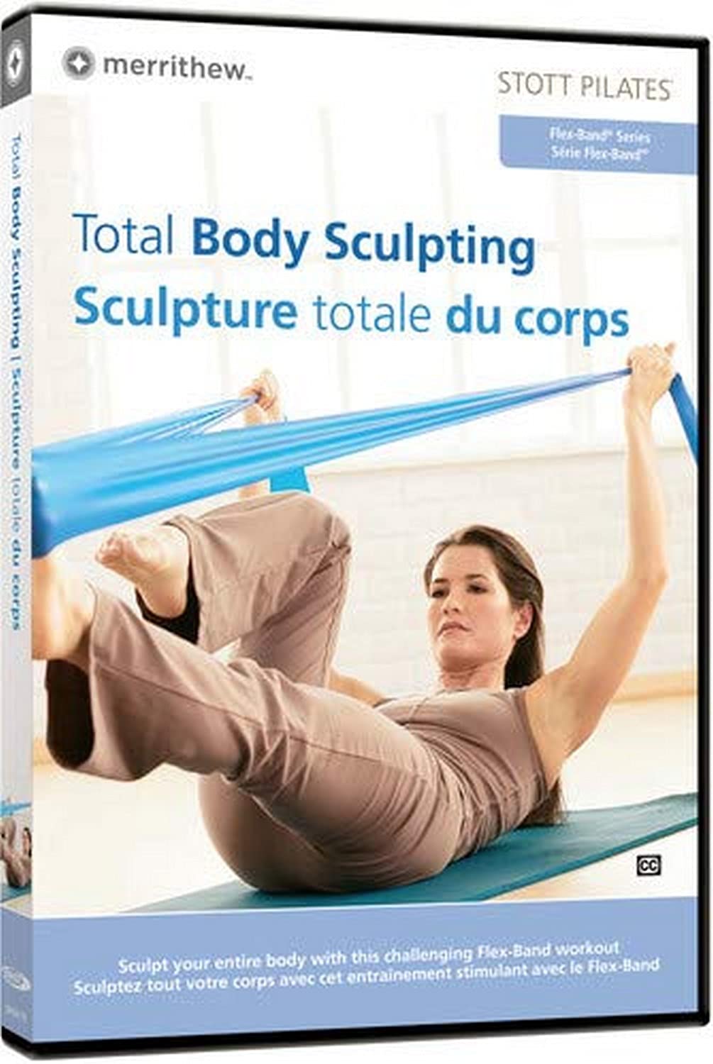 STOTT PILATES Total Body Sculpting DVD - English & French Workout for Core Strength & Toning | Home Fitness & Studio Training