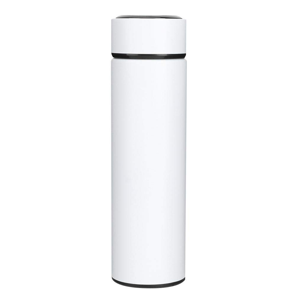 Premium 500ml Stainless Steel Vacuum Insulated Cup - Keeps Drinks Hot/Cold for Hours - Ideal for Home, Office, Travel & Outdoor Activities (White)