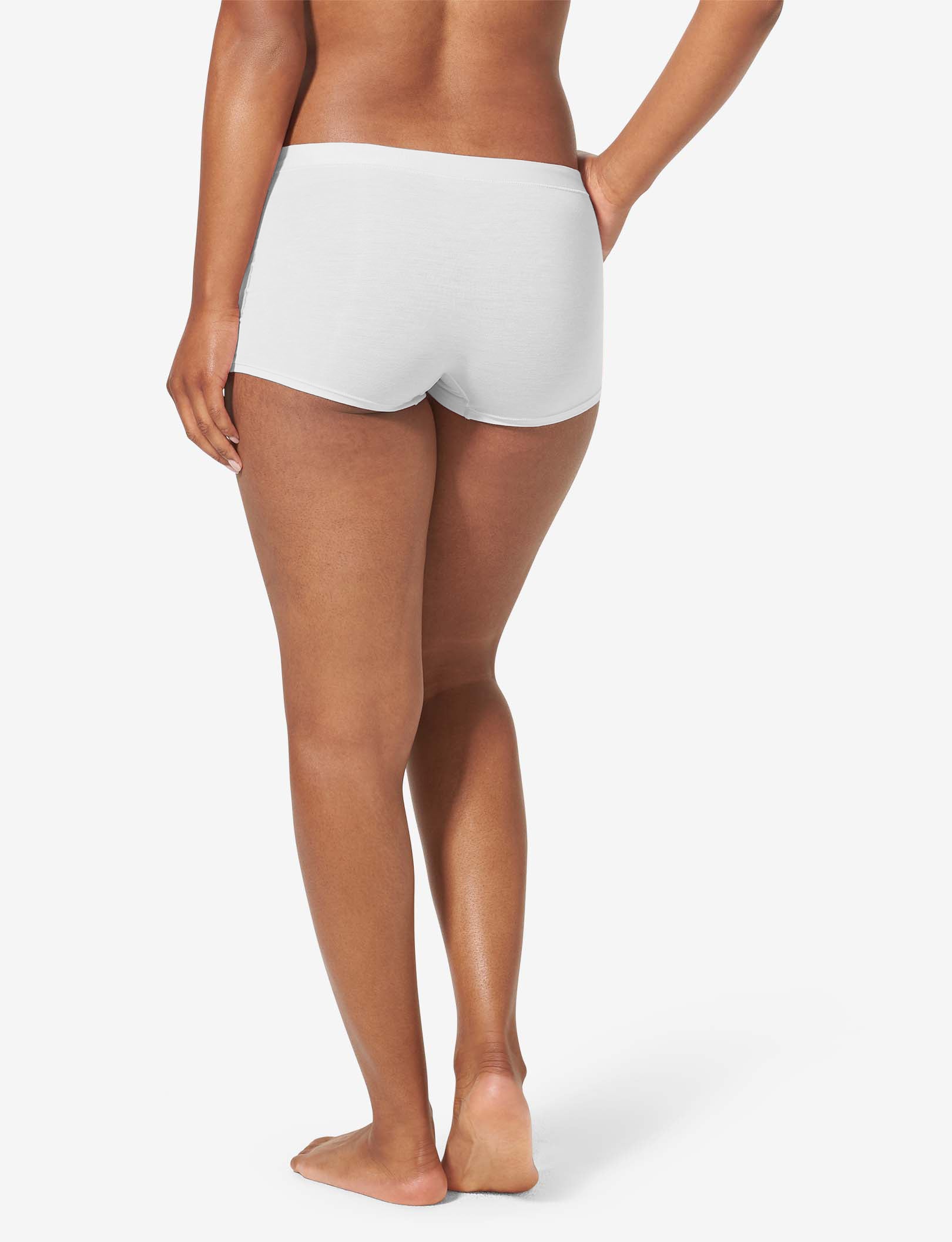 Women's Breathable Cotton Boyshort Underwear - Soft & Comfortable for Everyday Wear, Sleep & Lounge