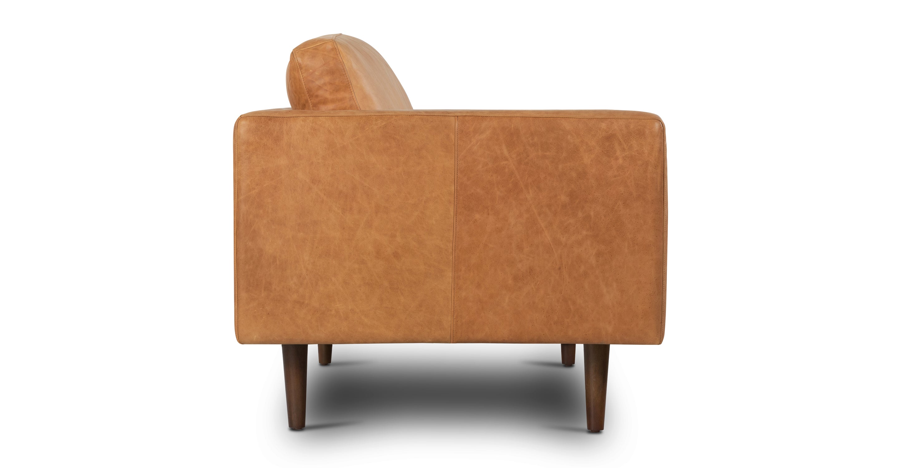 Premium Napa Leather Sofa - Modern Luxury Living Room Furniture for Home & Office - Perfect for Relaxing, Entertaining & Stylish Decor