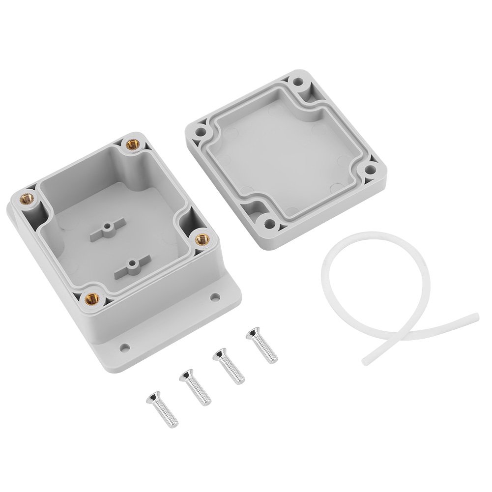 IP65 ABS Waterproof Weatherproof Outdoor Electrical Junction Box - 89x59x35mm Surface Mount Enclosure for Cable Connections, Instruments & Outdoor Projects - Ideal for Garden, Patio & Industrial Use