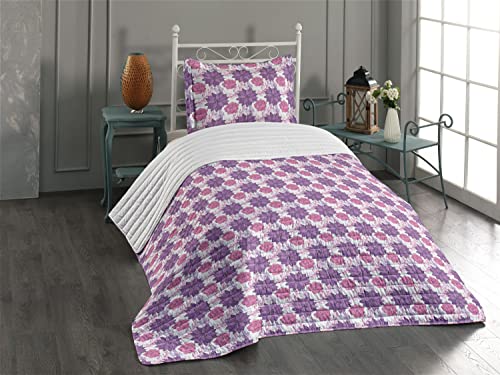 Pink Violet and White