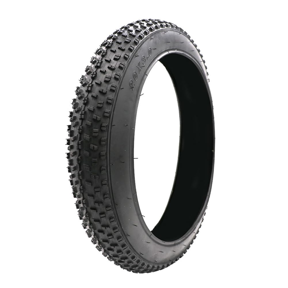 Gaderth 20 x 3.0 Fat Bike Tires - Puncture Proof, Non-Slip Wide Mountain & Snow Bicycle Tires for Beach, Trail Riding & Electric Bikes - Replacement Set for Fat Tire Bicycles (Perfect for Off-Road Adventures, Winter Cycling & Commuting)