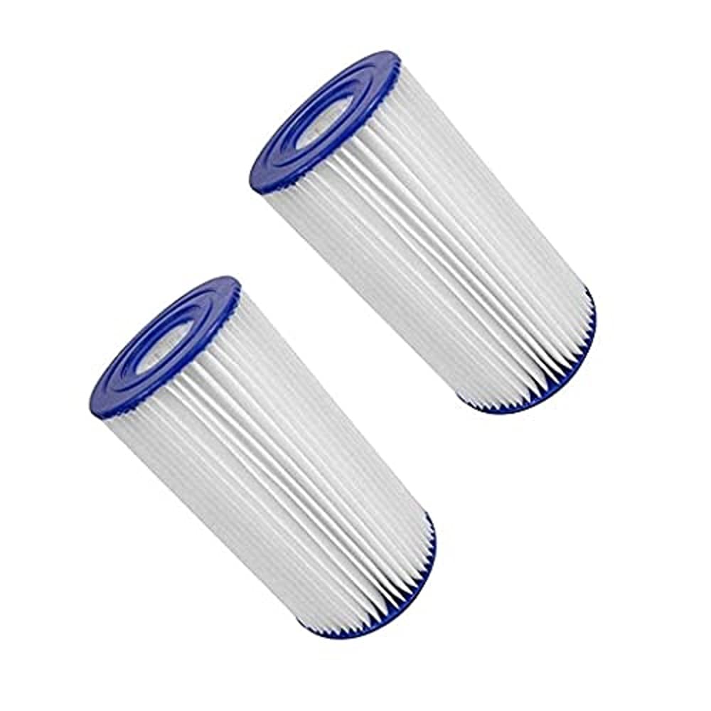 Depslee Intex Type A & C Filter Cartridges for Above Ground Pools, 2PCS – Perfect for Summer Pool Maintenance and Water Clarity