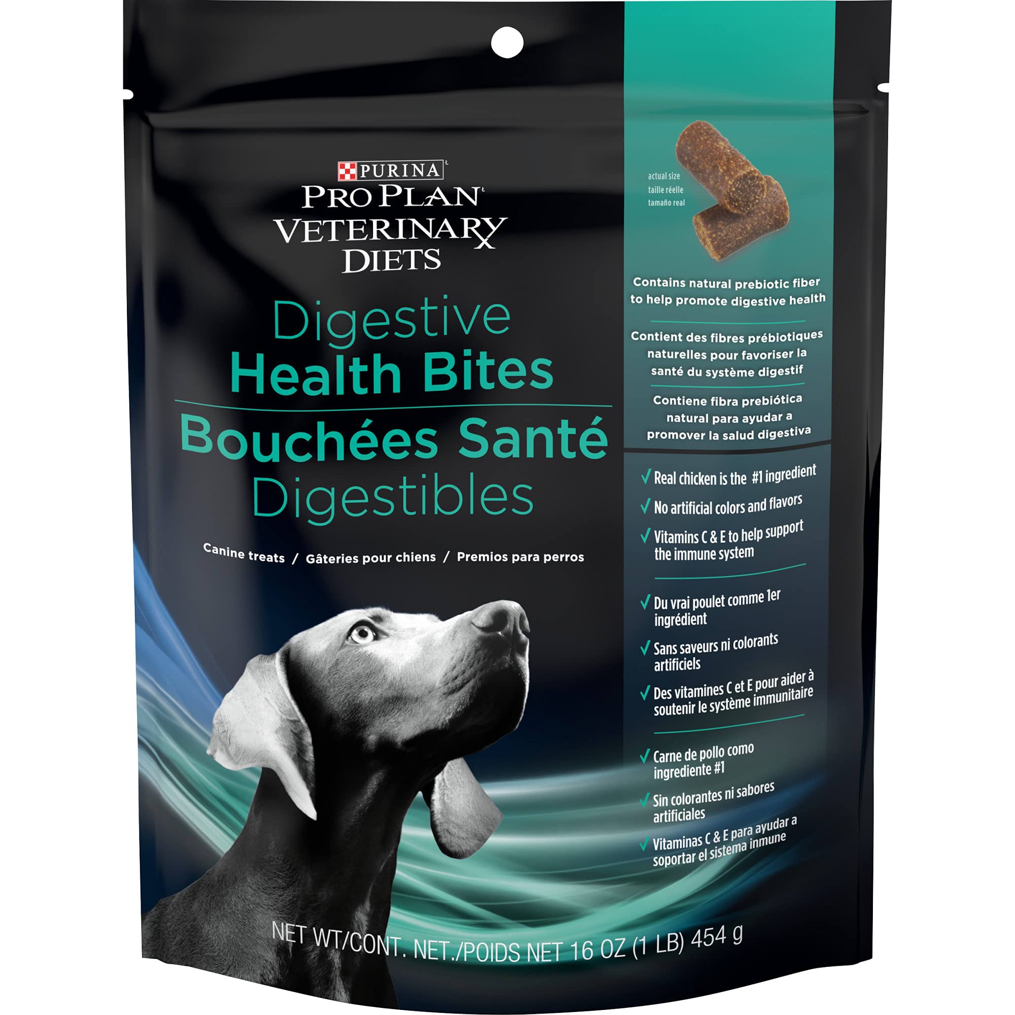 Purina Pro Plan Veterinary Diets Digestive Health Dog Treats - High Protein Soft Bites for Sensitive Stomachs - Perfect for Training & Digestive Support