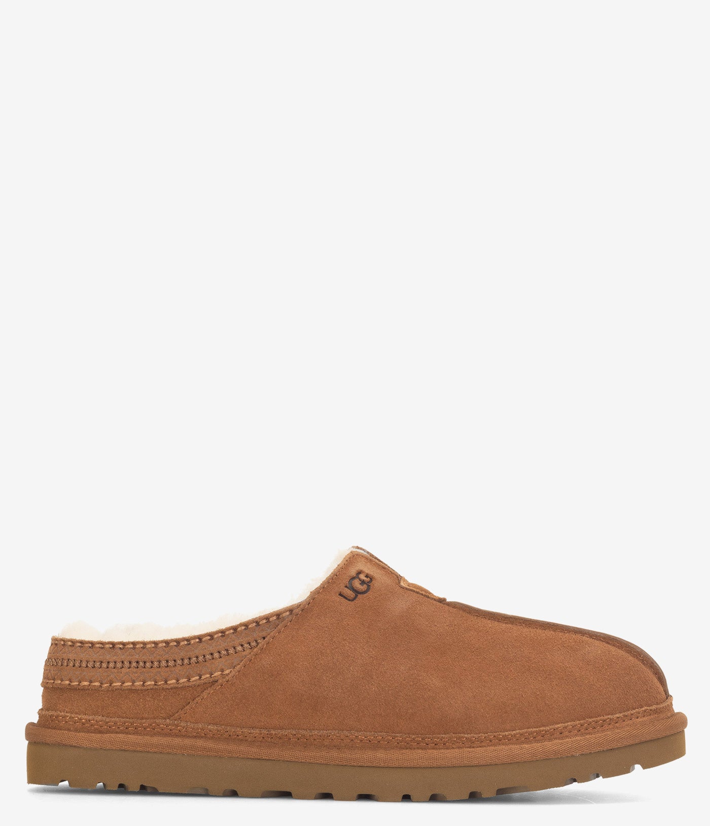 UGG Neuman Slippers for Men - Cozy Indoor/Outdoor House Shoes with Soft Wool Lining - Perfect for Winter Comfort at Home, Office & Travel
