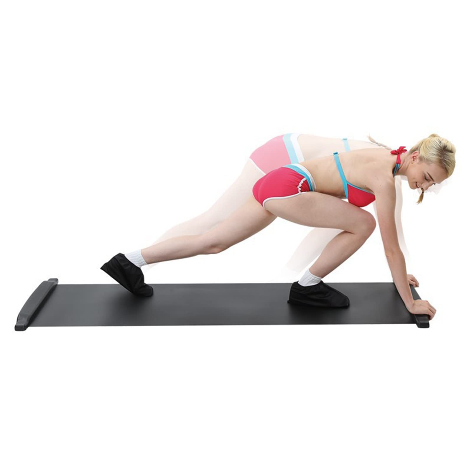 Premium Slide Board for Home Workouts - Cross Training Equipment, Fitness & Yoga Mat for Legs, Glutes & Core Strengthening (91