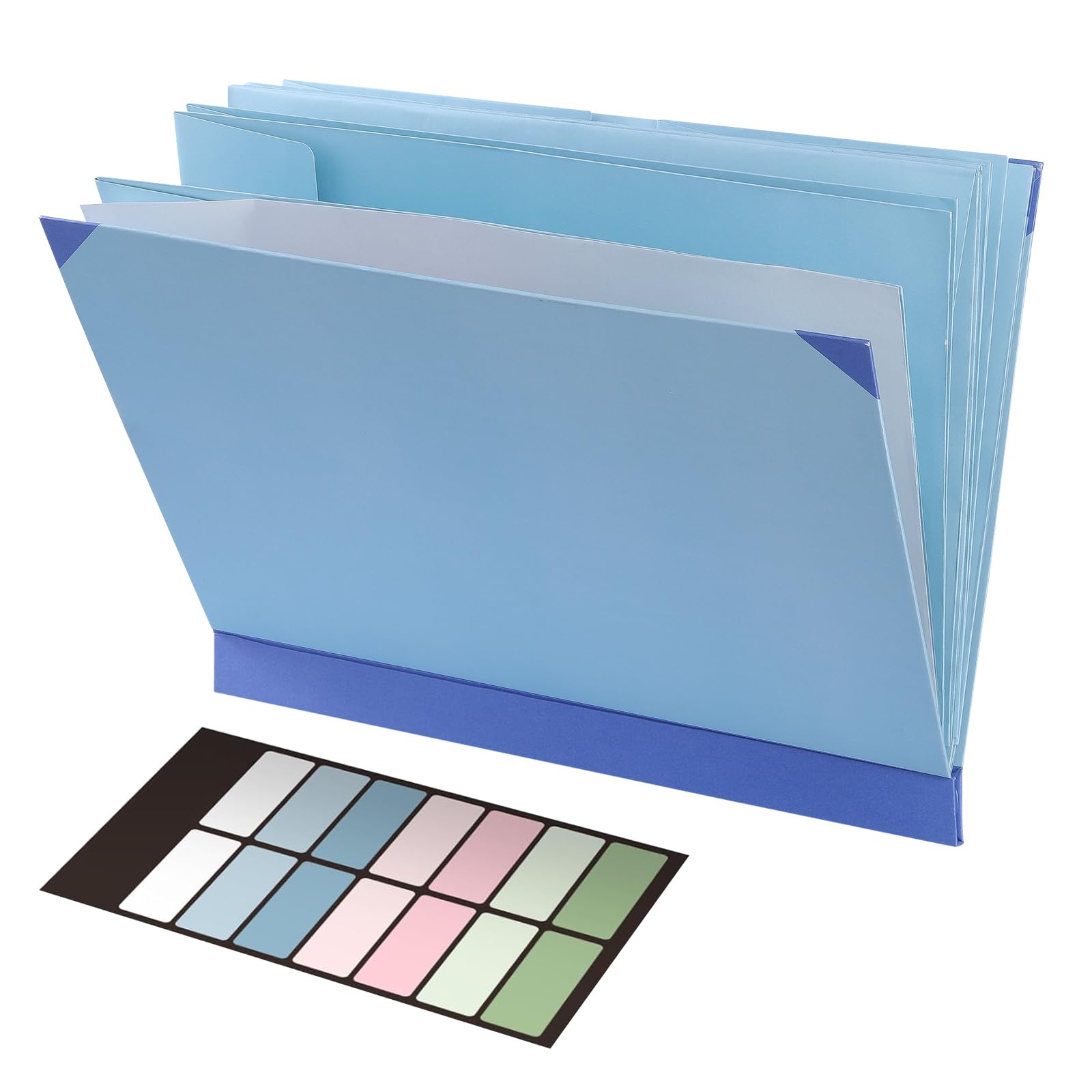 Family & Personal Important Documents Organizer Binder - Emergency Life Folder for Birth Certificates, Keepsakes & Vital Records (Blue) | Perfect for Home, Travel & Emergency Preparedness
