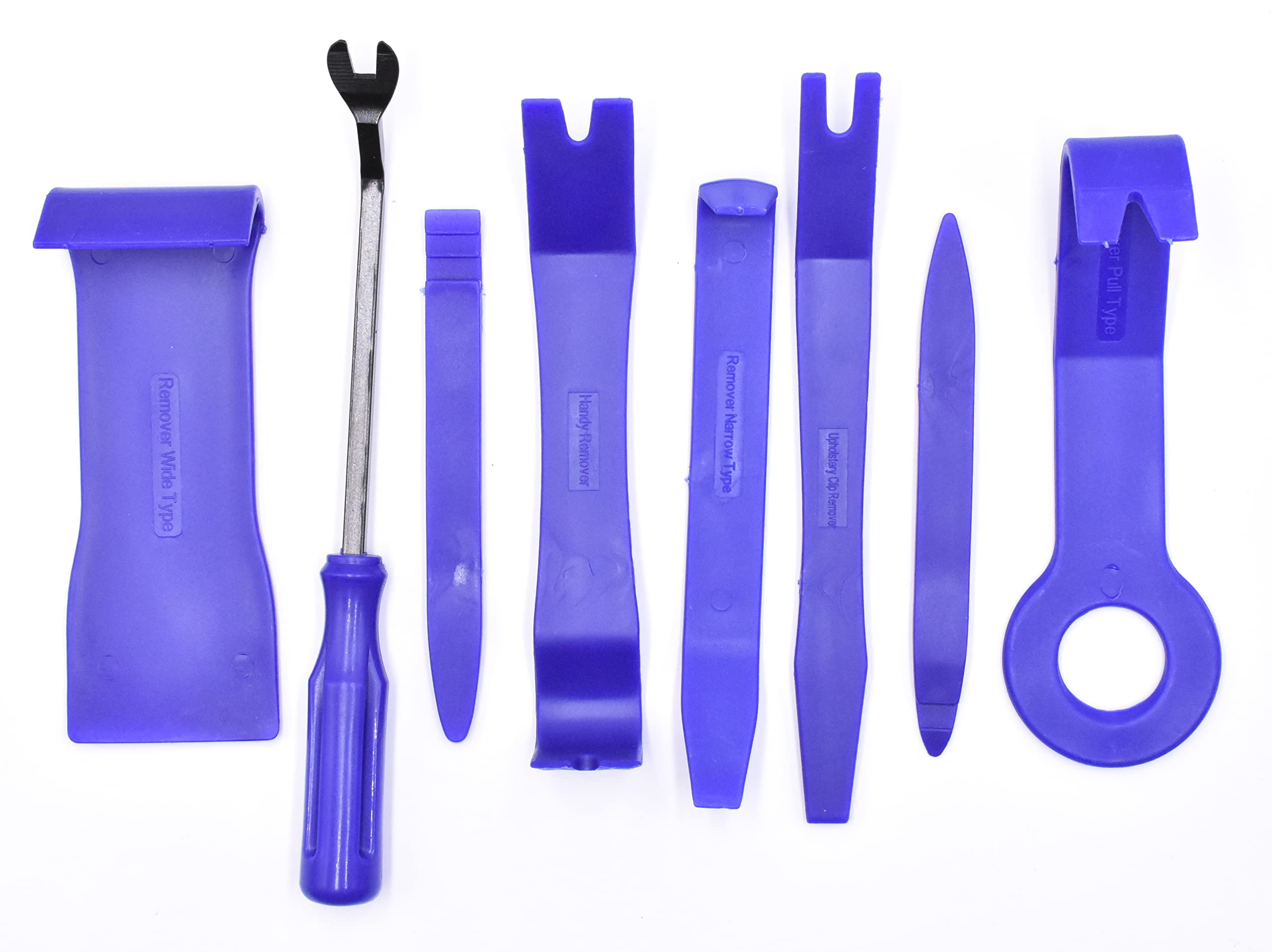 8PCS Car Trim Removal Tool Kit - Auto Panel & Door Audio Fastener Remover Set for Dash, Window Molding & Interior Detailing | Professional Automotive Repair Accessories for DIY & Mechanics
