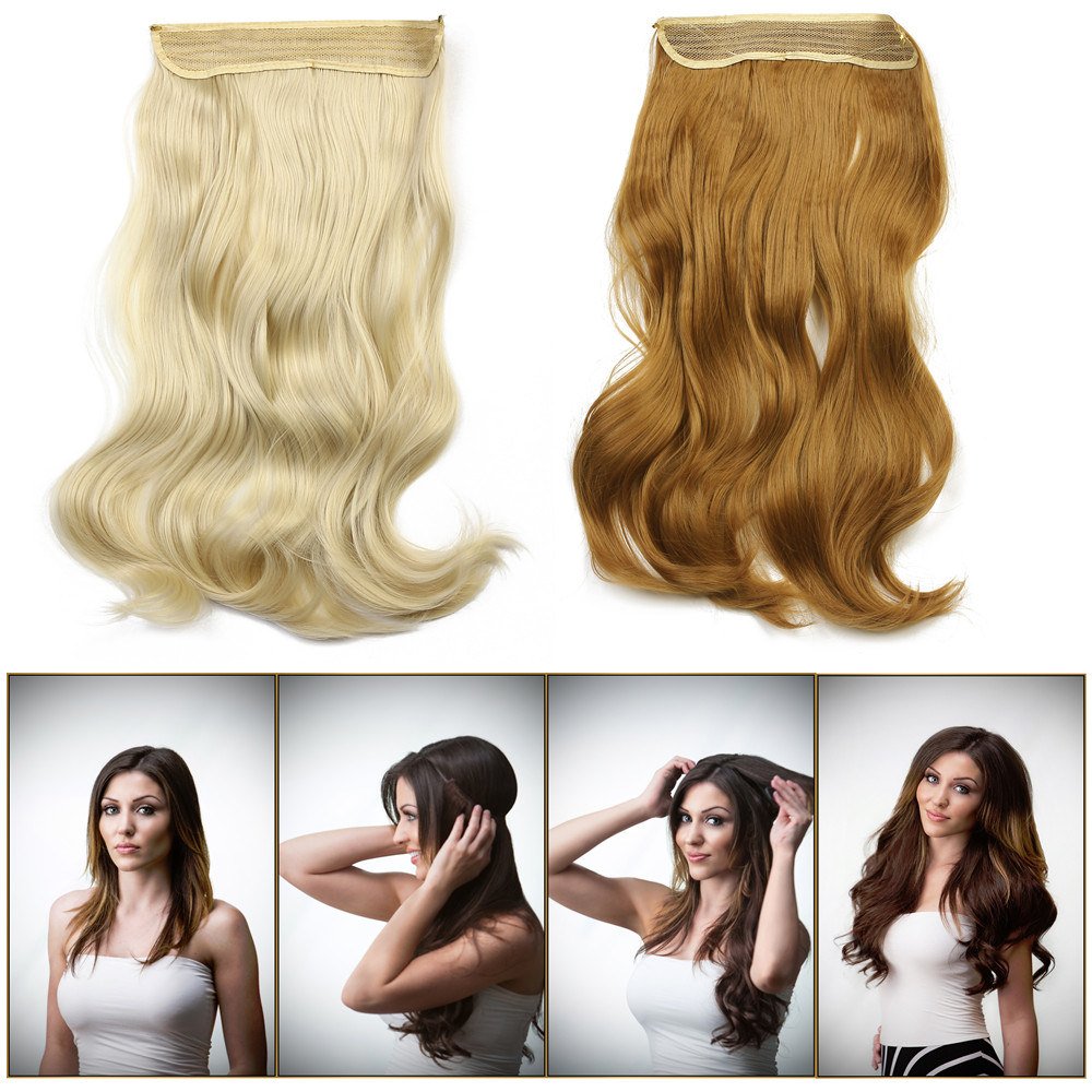 Remeehi 80g Micro Invisible Wire Hair Extensions - 26