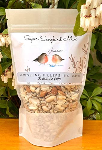 Organic Bird Seed Sampler Set - 4 Pack Zero Waste Bird Buffet Blends | Perfect Gift for Bird Lovers | Attract Wild Birds to Your Backyard Garden or Balcony