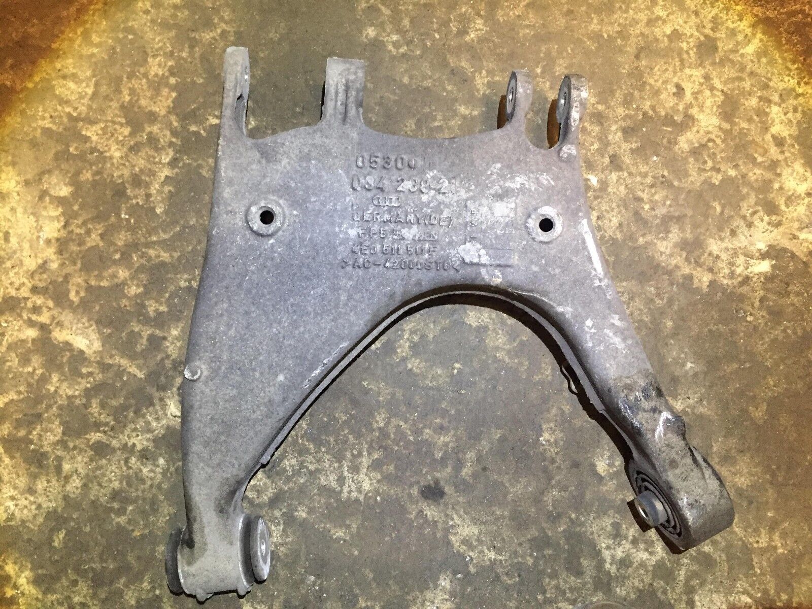 2004-2008 Audi A8 S8 Rear Left Driver Side Lower Control Arm - OEM Replacement - 3-Piece Set - Perfect for Suspension Repair & Performance Upgrade