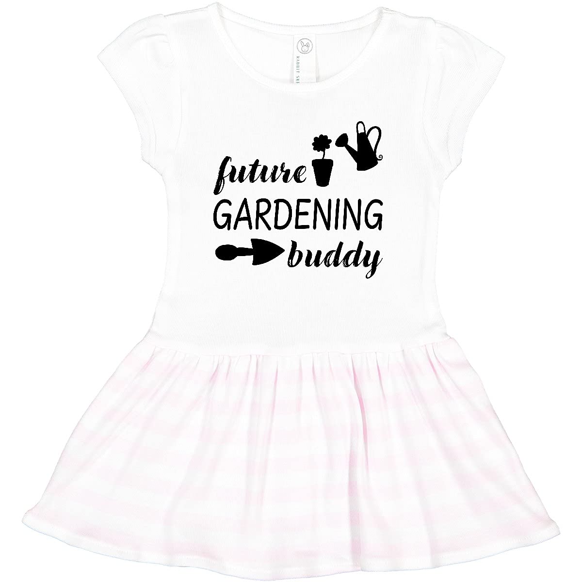 Inktastic Future Gardening Buddy Toddler Dress - Cute Gardening Outfit for Toddlers, Perfect for Outdoor Play, Gardening Activities, and Family Fun