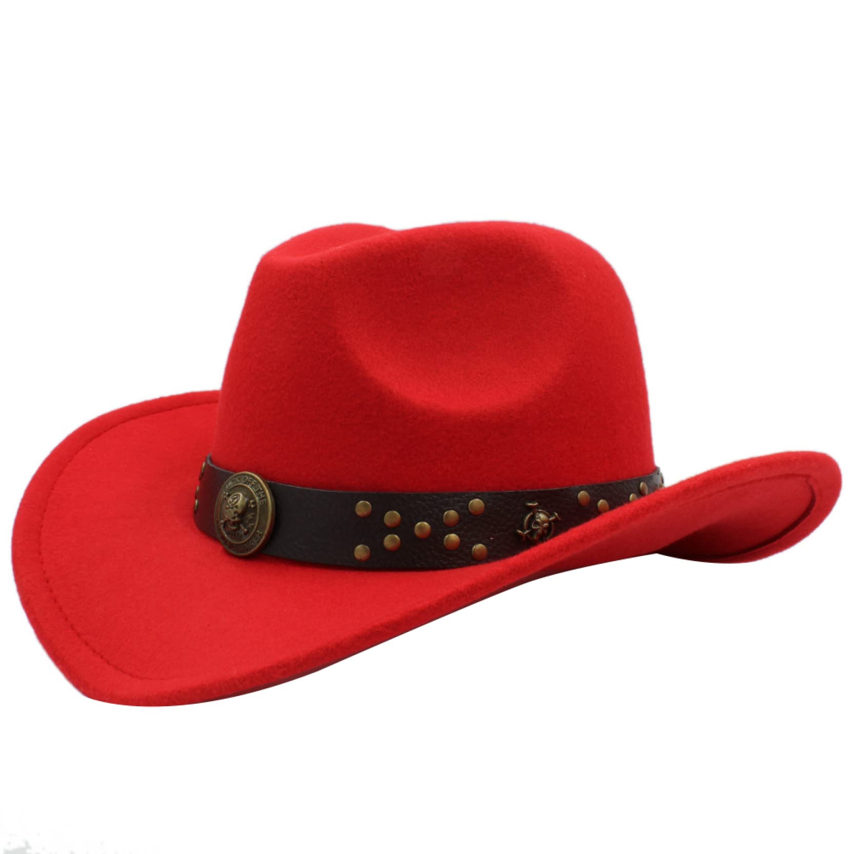 Men's & Women's Classic Wool Western Cowboy Hat - Winter & Autumn Fashion for Gentlemen & Ladies - Stylish Jazz Sombrero Cap in Black - Perfect for Country Music Festivals, Rodeo Events & Western-Themed Parties