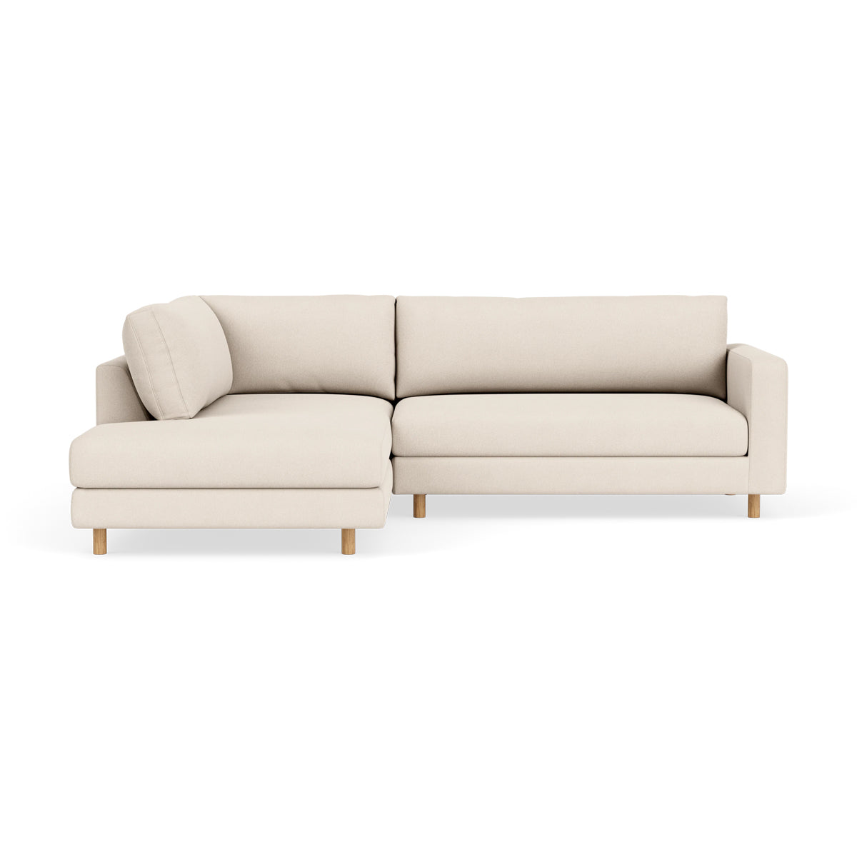 Douglas Fabric Left Corner Sofa - Modern L-Shaped Sectional Couch for Living Room, Lounge & Small Spaces | Comfortable & Stylish Home Furniture