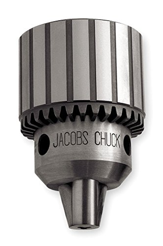 High-Quality 0.250 in Steel Keyed Drill Chuck - 3/8-24 Thread for Precision Drilling | Perfect for Woodworking, Metalworking & DIY Projects