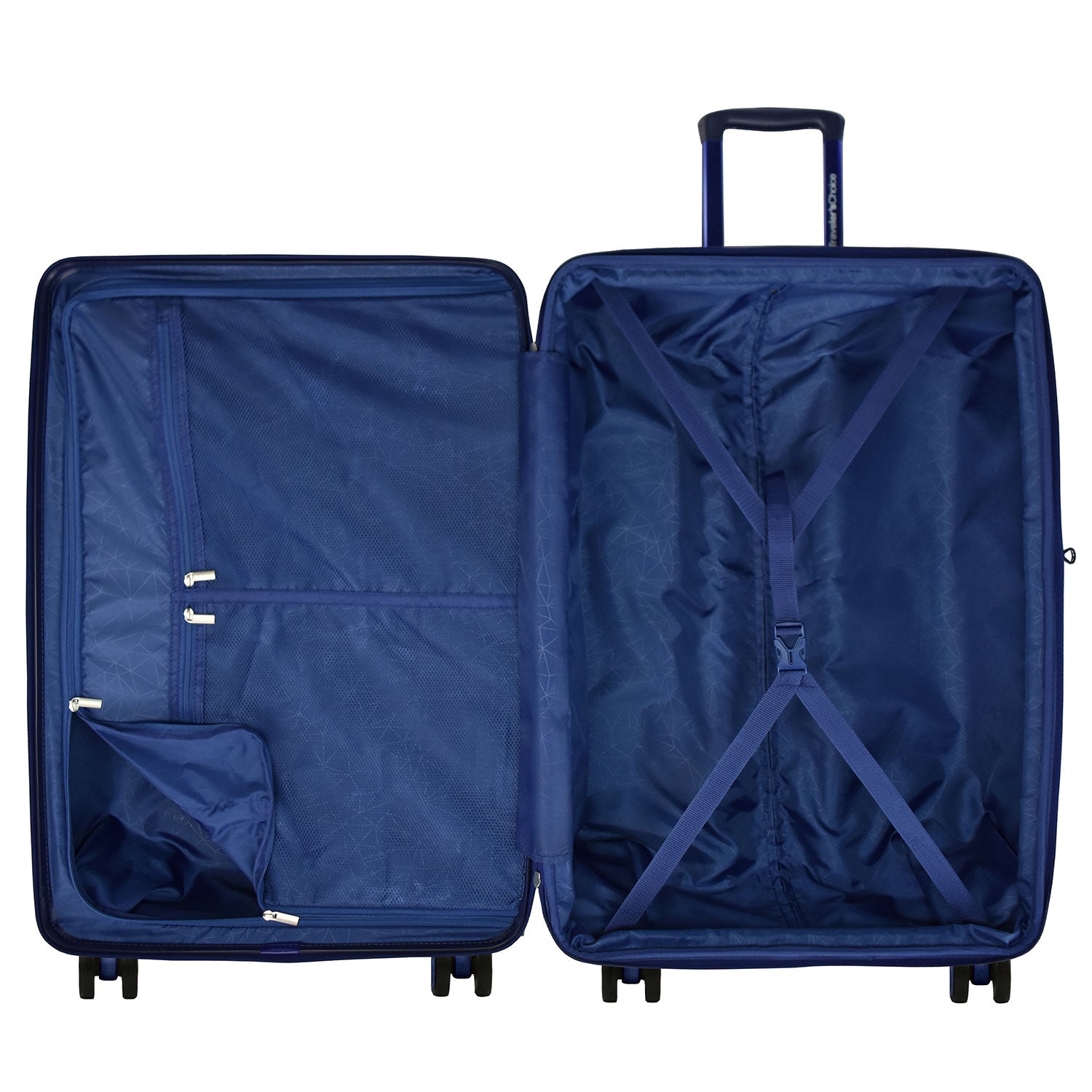 Bell Weather Large Checked Luggage - Durable Spinner Suitcase with Expandable Design for Travel & Business Trips | Perfect for International Flights & Weekend Getaways