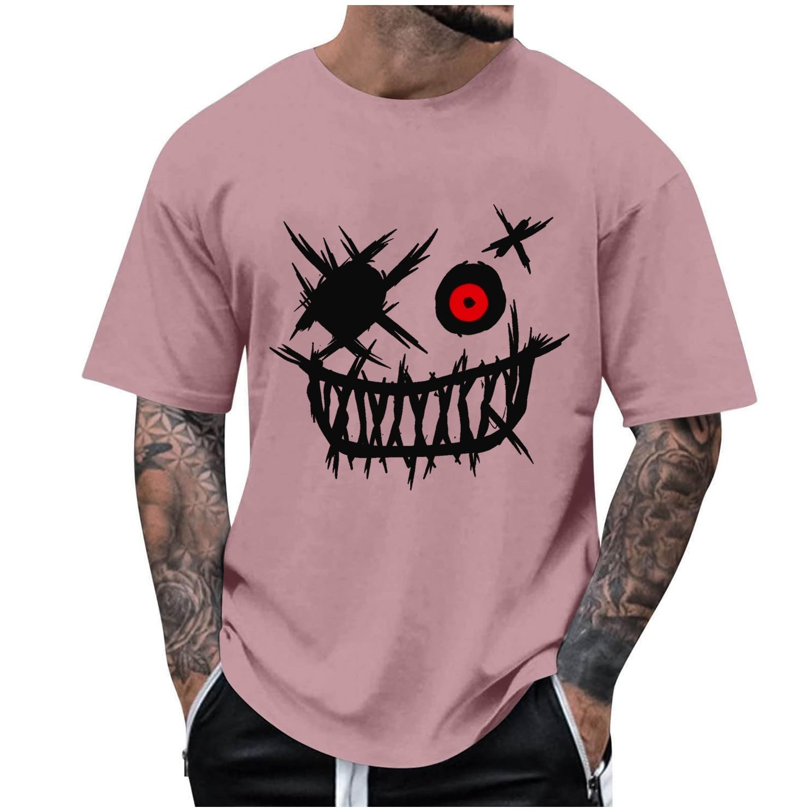 3D Printed Men's Short Sleeve Graphic T-Shirts - Cool Summer Fashion Tees for Hip Hop Streetwear | Perfect for Casual Wear, Concerts, and Urban Street Style