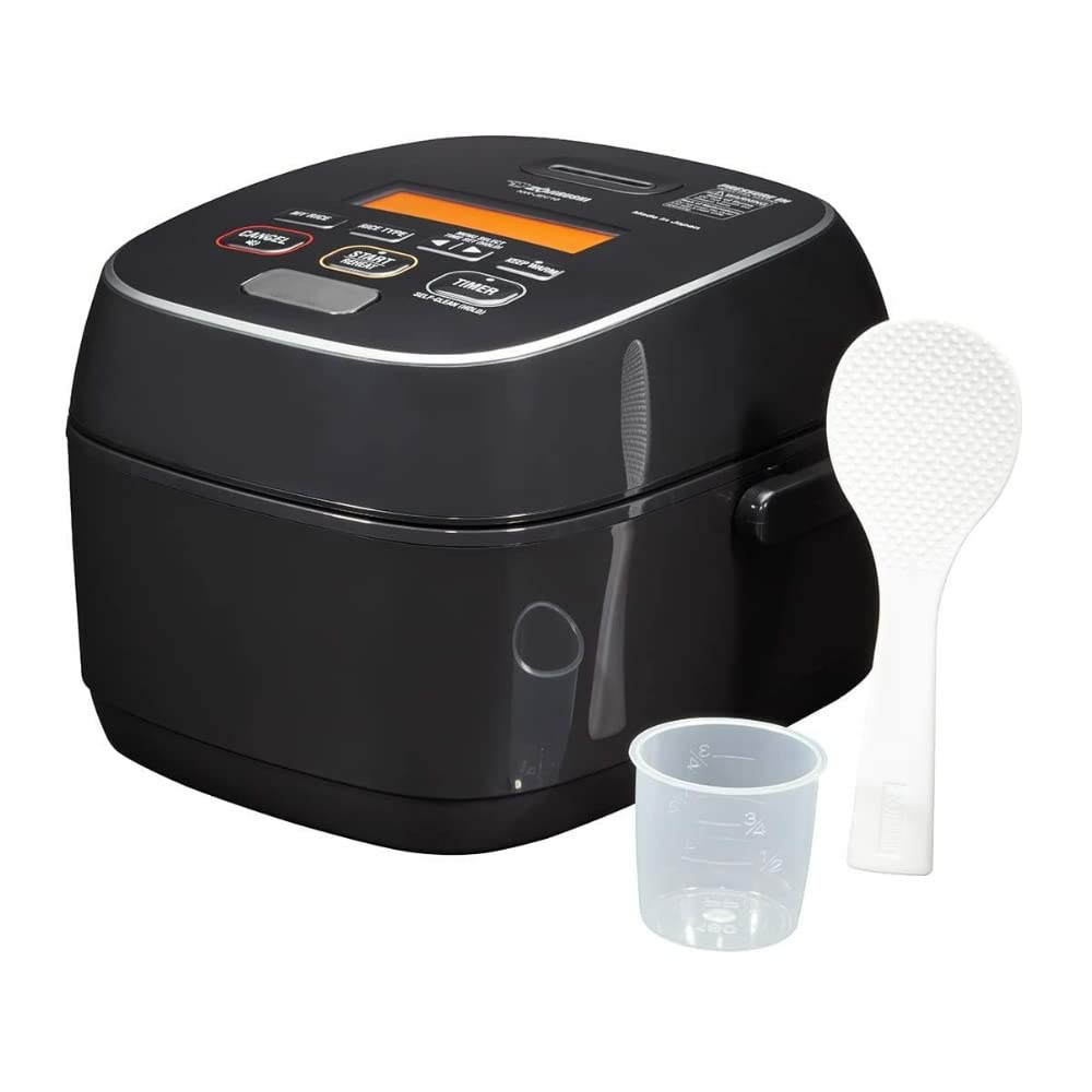 Zojirushi NW-JEC18BA 10-Cup Pressure Induction Heating Rice Cooker & Warmer - Perfect for Home Kitchens, Meal Prep, and Asian Cuisine
