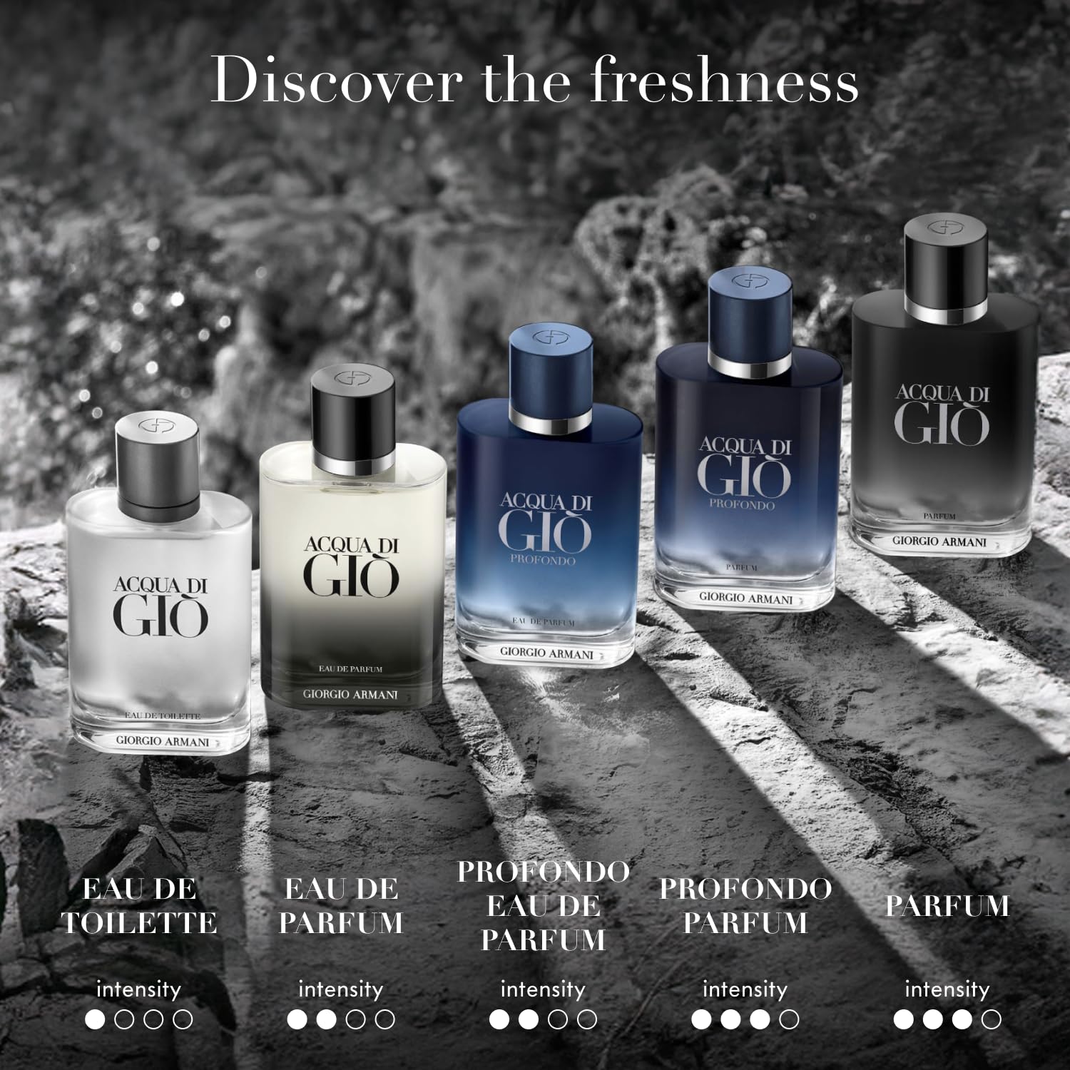 Armani Beauty Acqua di Giò Eau de Toilette Cologne for Men - Long Lasting Fragrance with Bergamot, Jasmine, White Musk, Patchouli & Cedarwood Notes - Perfect for Date Night, Office Wear & Special Occasions