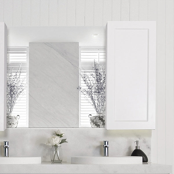 ADP London Shaving Cabinet - Premium Bathroom Storage Organizer with Mirror for Men's Grooming Essentials | Perfect for Shaving, Skincare & Toiletries Organization in Modern Bathrooms