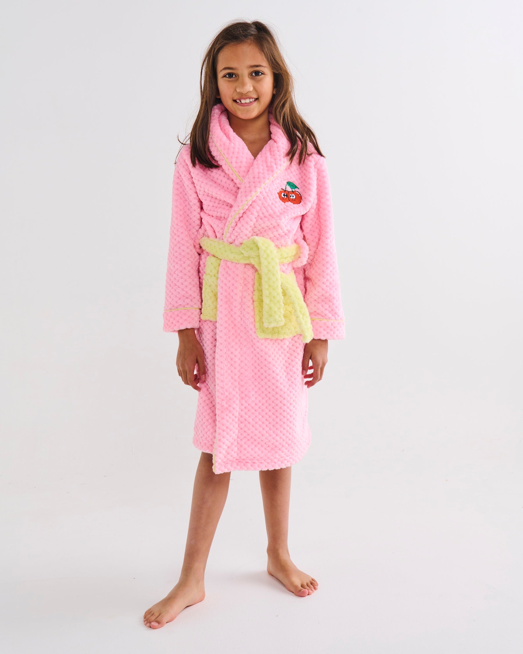 Morning Delight Kids Cozy Robe - Soft Fleece Bathrobe for Boys & Girls - Perfect for Bath Time, Lounging & Sleepovers