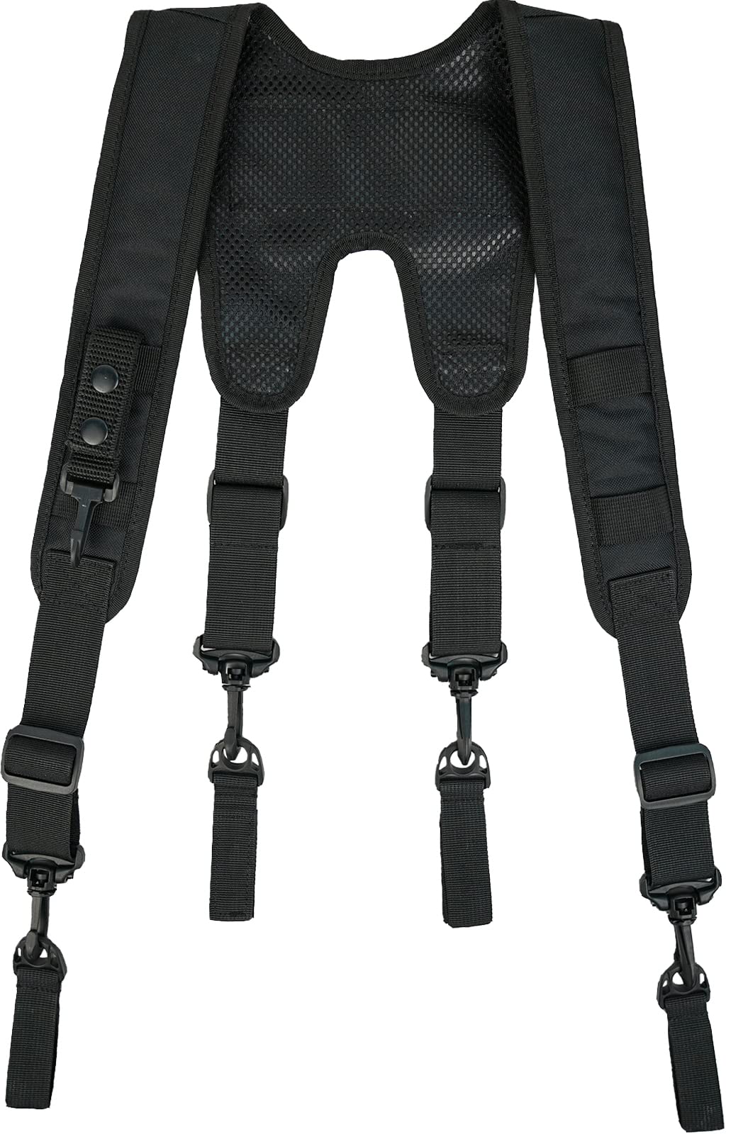 KUNN Tactical Tool Belt Suspenders for Men - Heavy Duty Adjustable Work Harness with Accessories for Construction, Carpentry & DIY Projects