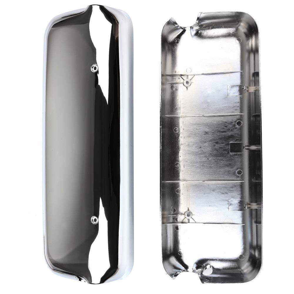 CCiyu Towing Mirror for Freightliner Century & Columbia (2005-2017) - Chrome Housing Truck Mirror with Cap | Enhanced Visibility for Safe Towing & Highway Driving