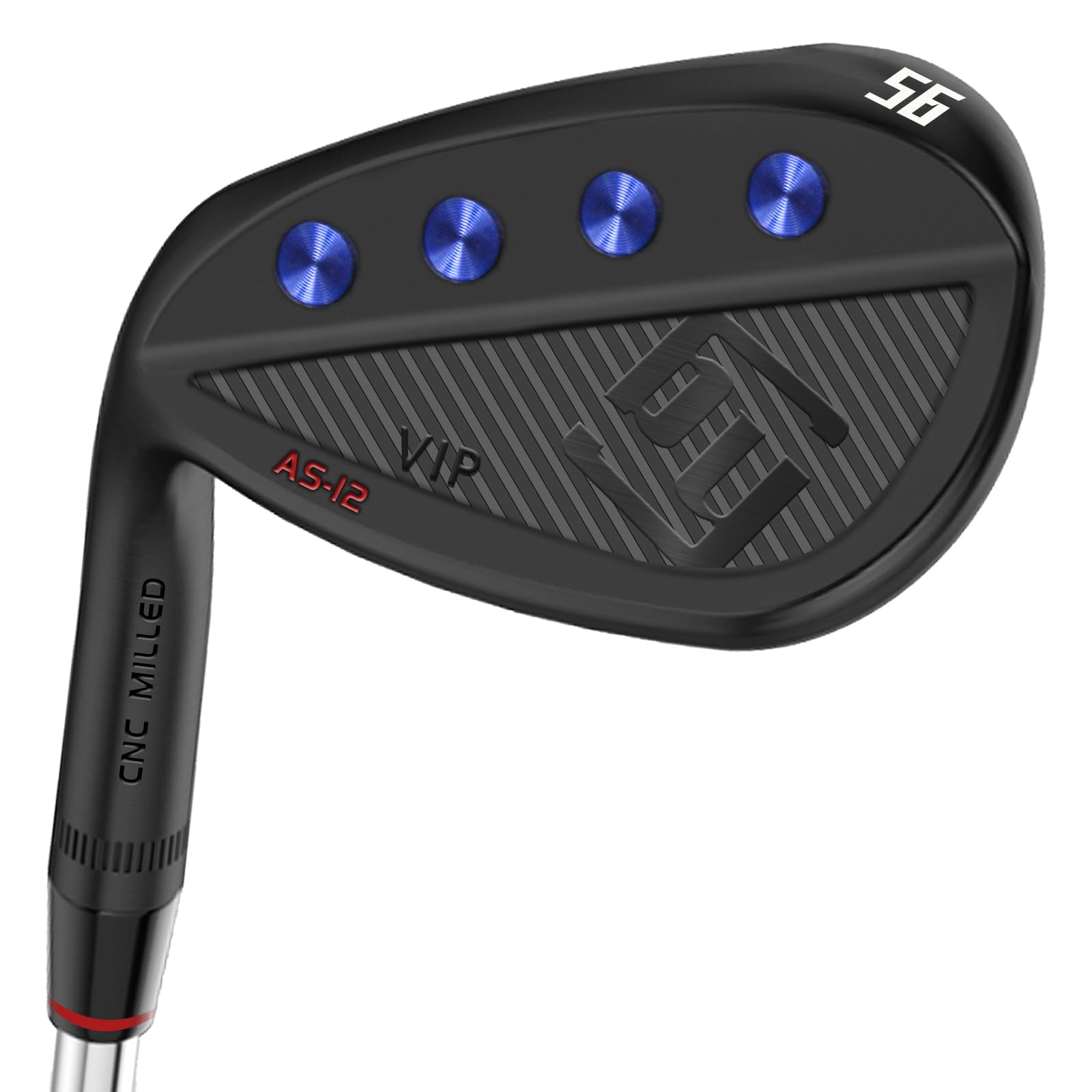 **Left Handed Golf Wedge Set - 52° 56° 60° 72° Forged Gap, Sand & Lob Wedges with Milled Face for High Spin - Perfect for Left-Handed Golfers to Improve Short Game & Bunker Shots**