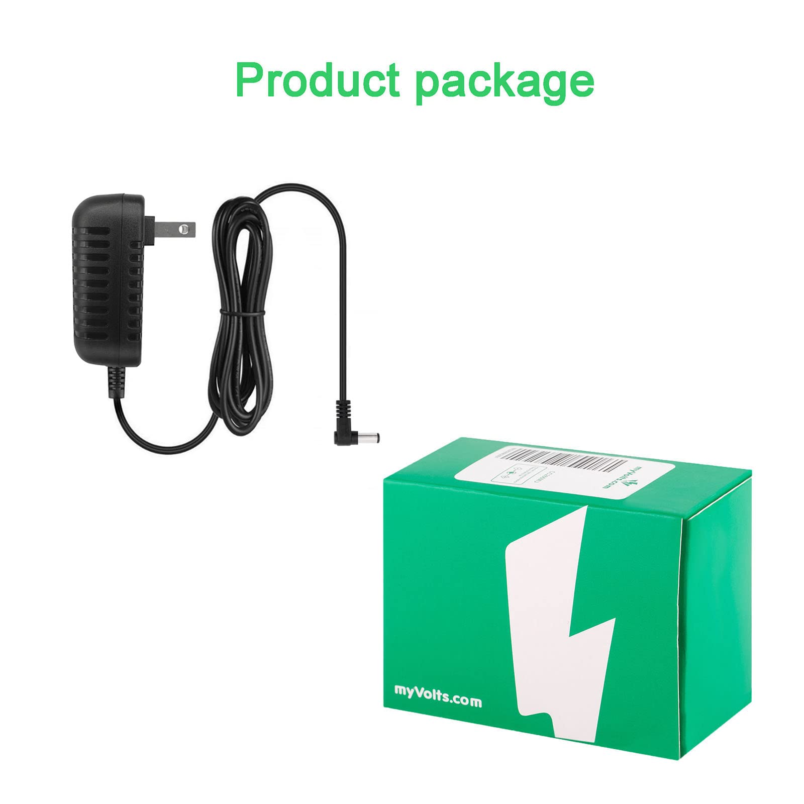MyVolts 9V Power Adapter Replacement for Alesis GuitarFX Effects Pedal - US Plug - Perfect for Guitar Effects Pedals & Music Equipment Power Supply